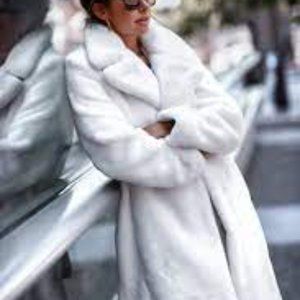 Women's White Teddy Jacket